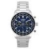 Eco-Drive Chronograph Stainless Steel Blue Dial CA4500-91L 100M Men's Watch