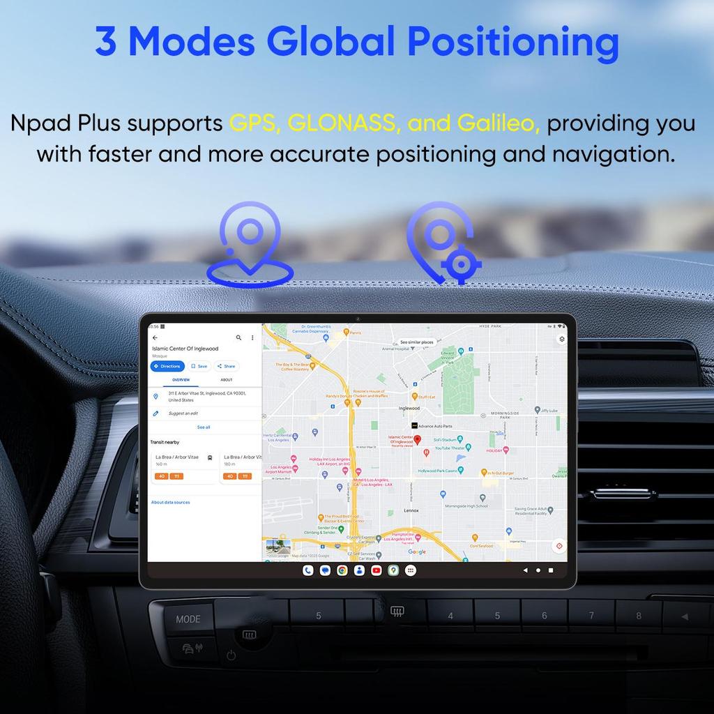 N-one Планшет 10,36-дюймовый планшетный компьютер Android 12, 128 ГБ MediaTek MTK8183 Octa Core 2000*1200 FHD NPad Plus