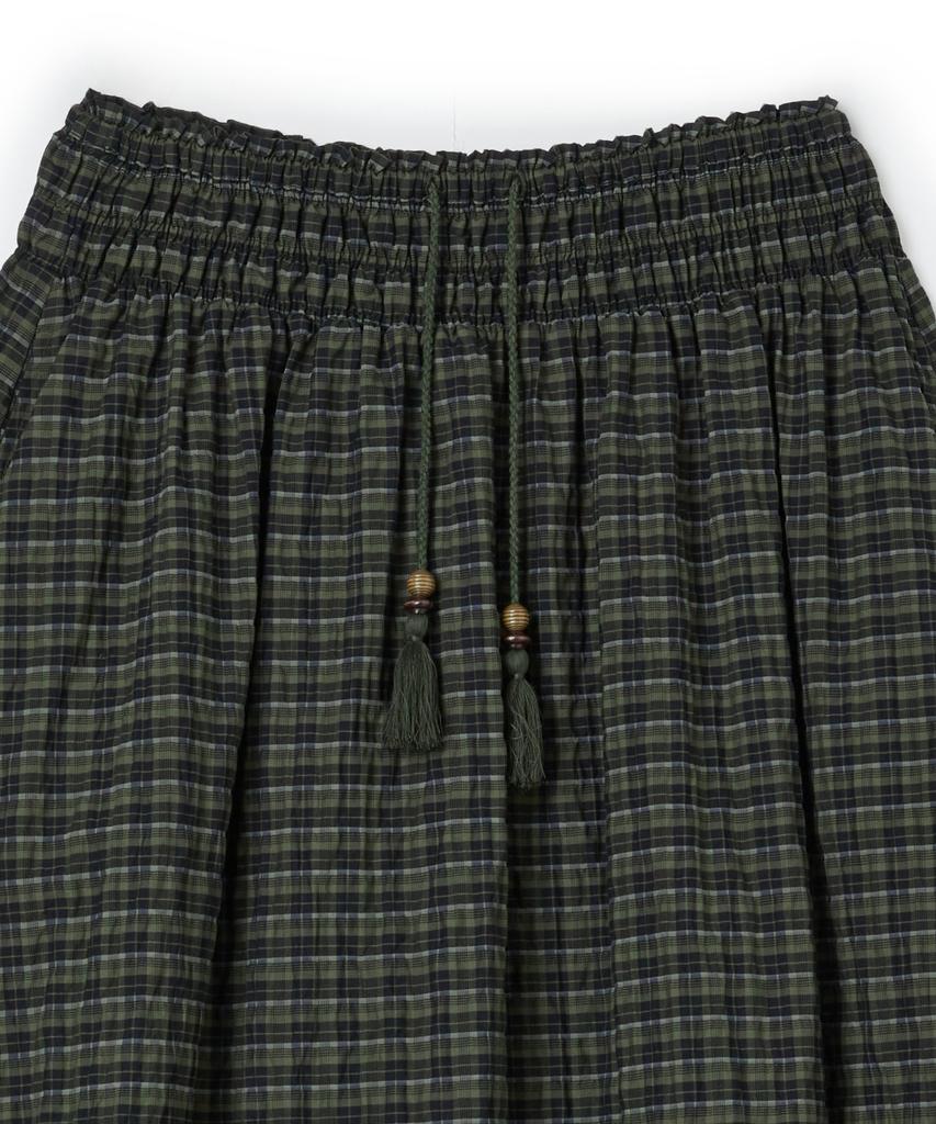 PENFIELD Клетчатая мятая юбка с сборками Зеленый_Fs2Ws38F