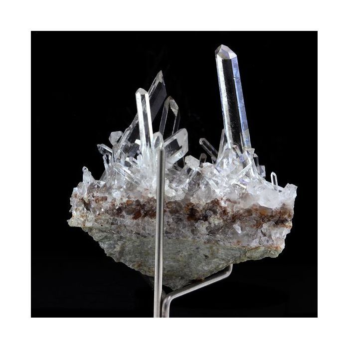 Pierres et Minéraux. Quartz. 168.0 ct. La Gardette Mine, Bourg d'Oisans, Isère, France.