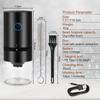 Electric Coffee Grinder Bean Grinder Usb Type-c Charging Mini Coffee Bean Mill Grinder Espresso Spice Grinder For Drip Coffee Ki
