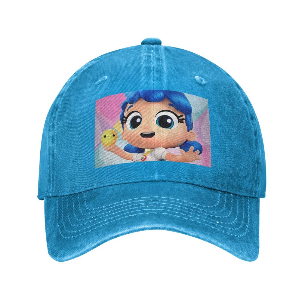 True and The Rainbow Kingdom Baseball Caps Snapback Washed Denim Hats Adjustable Casquette Streetwear Baseball Cowboy Hat