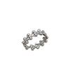 Avant-garde Dragon Bone 3D Woven Round Bead Index Finger Ring for Women