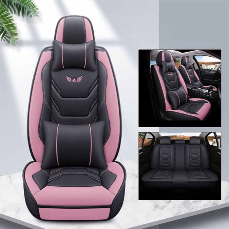 Полный комплект универсальных подушек для автомобильных сидений на 5 мест, водонепроницаемые чехлы для автомобильных сидений с полным охватом, защитные регулируемые съемные подушки для автомобильных сидений