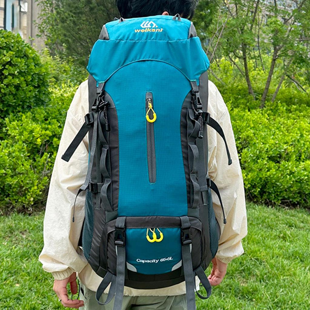 70л Большой вместительный рюкзак для альпинизма Многофункциональный рюкзак для спорта на открытом воздухе Кемпинг Путешествия