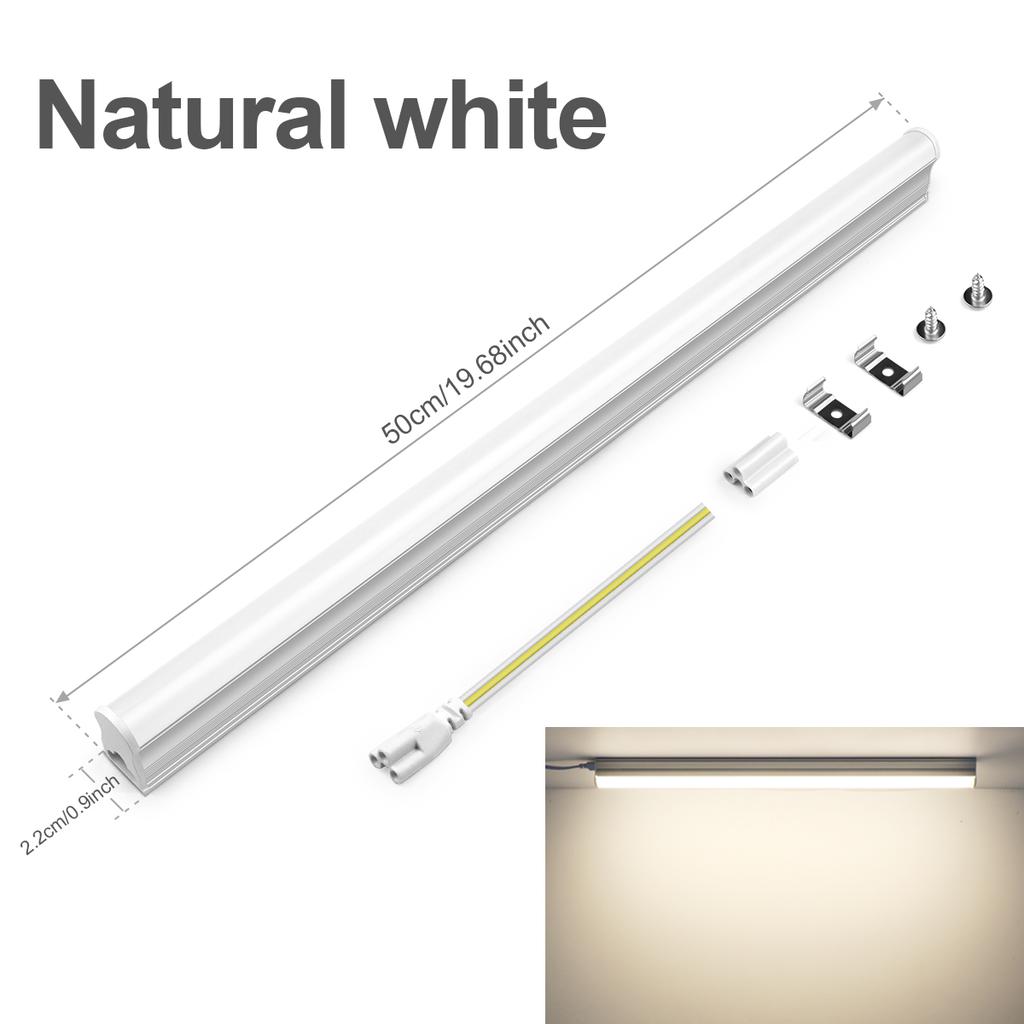 No Flickering T5 LED Tube 15W 50CM LED Light Bulb AC110V-220V Bright Fluorescent Tube For Study Table Lamp Home Cabinet Lighting