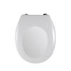 Abattant WC - WENKO - Bergamo - Duroplast Antibactérien - Fixation Réglable En Acier Inox - 35 X 44,4 Cm