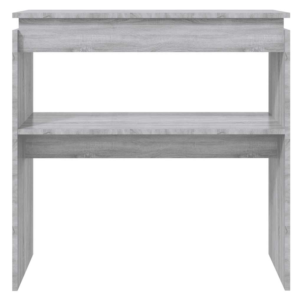 Console Table Gray Sonoma 80x30x80 cm Particleboard