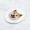 Akita, Akita Inu -Płytka Ze Zdjęciem I Napisem Geometryczna Marki Art-Dog