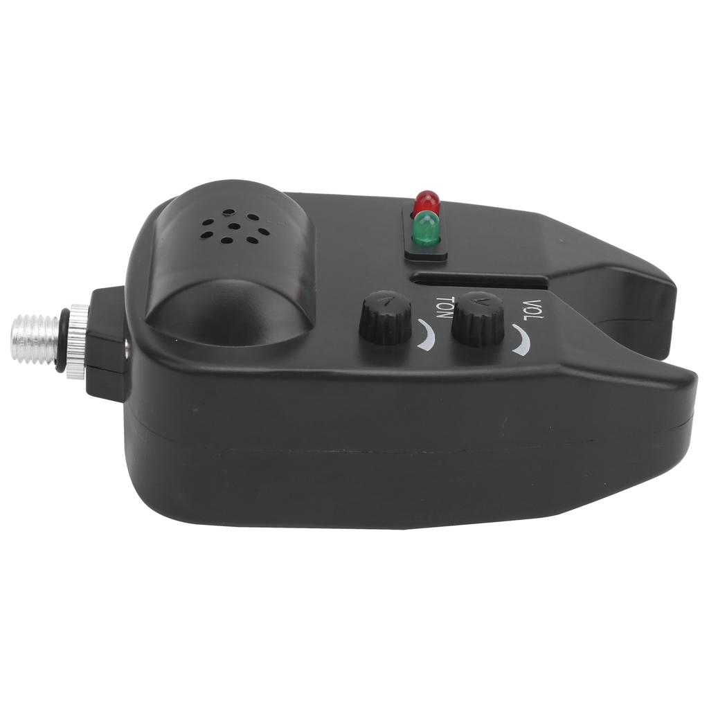 Fishing Bait Alarm LED Indicator Audible Visual Alarming Adjustable Volume for EU Style Rod Holder