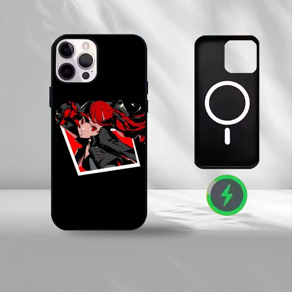 Kasumi Persona Yoshizawa 5 Phone Case For iPhone17,16,15,14,13,12,11 Plus,For Magnetic Wireless Charge Cover