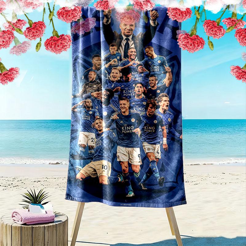 MCFC poster Print Beach Towel, Large Soft Quick Dry Towel for Beach Camping Swimming