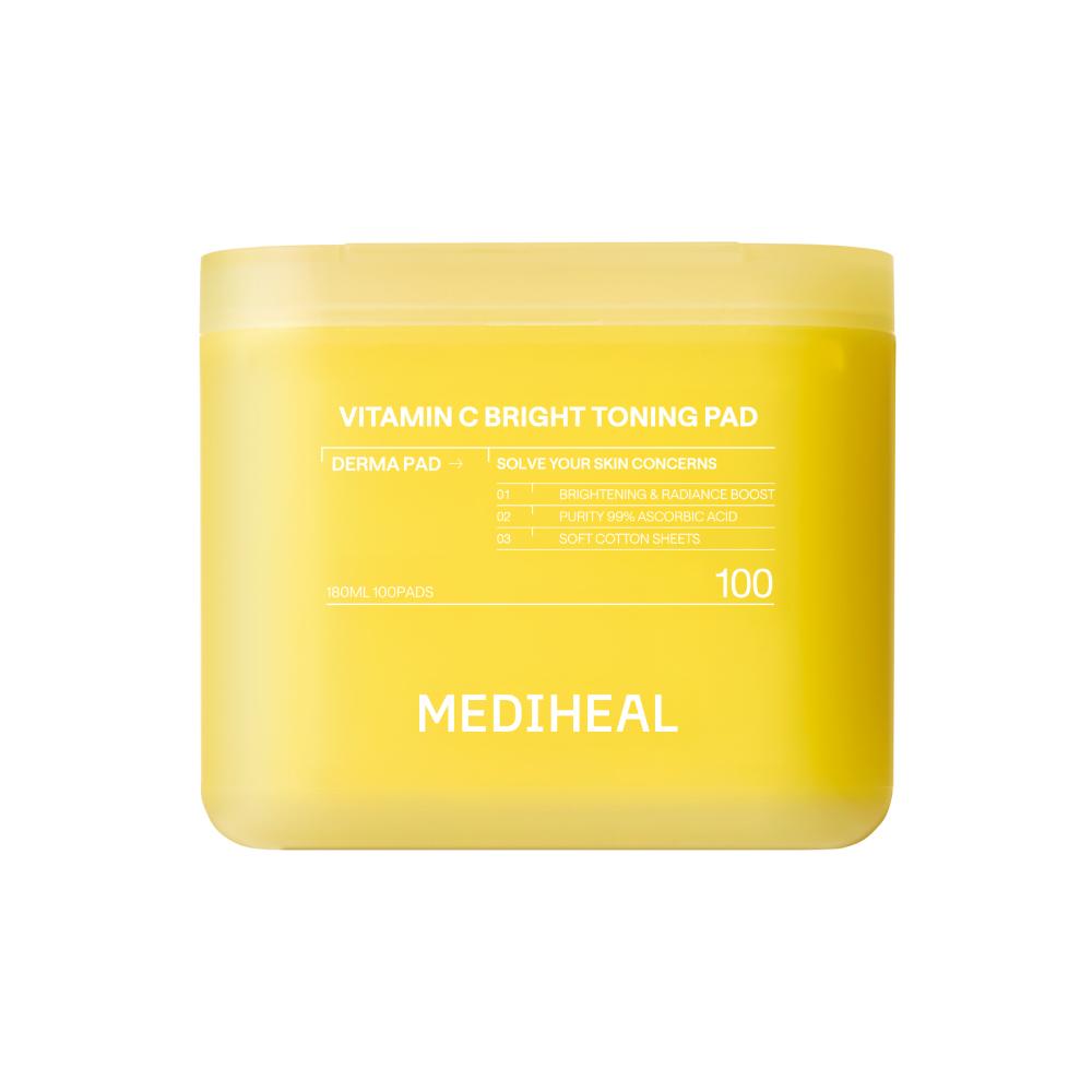 Mediheal Derma Toner Pad Vitamin C Spot Toning Pad 100 Sheets 7 Types 100 pCs