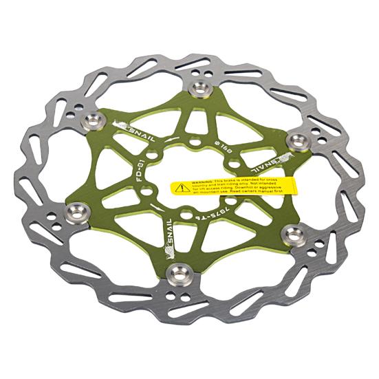 Bicycle Brake Disc Practical Heat Dissipation 6 Bolt Pattern Stainless Steel Disc Brake Rotor Outdoors Supplies