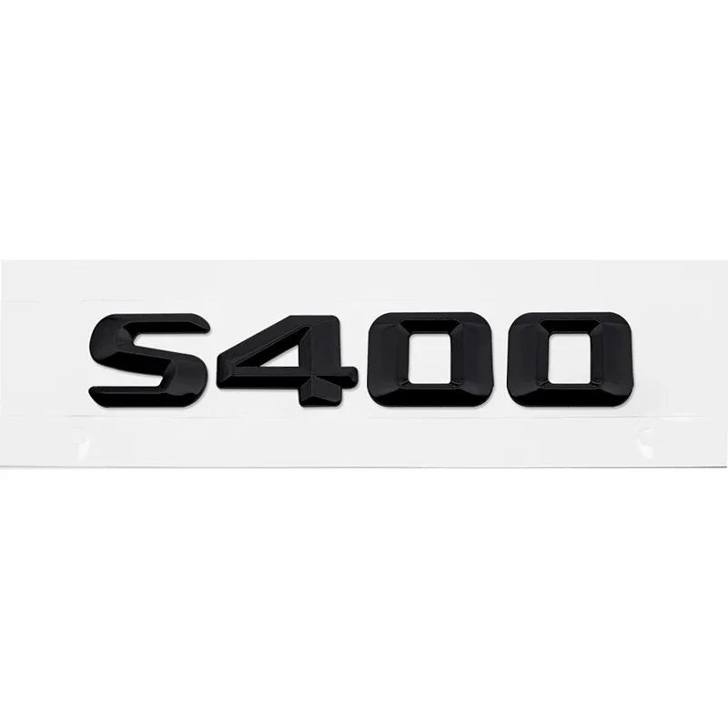 Modified 3D Car Letter Sticker Rear Trunk Tail Decorative Badge Emblem for Mercedes Benz S400 S420 S430 S450 S500 S550 S600 S650 AX1