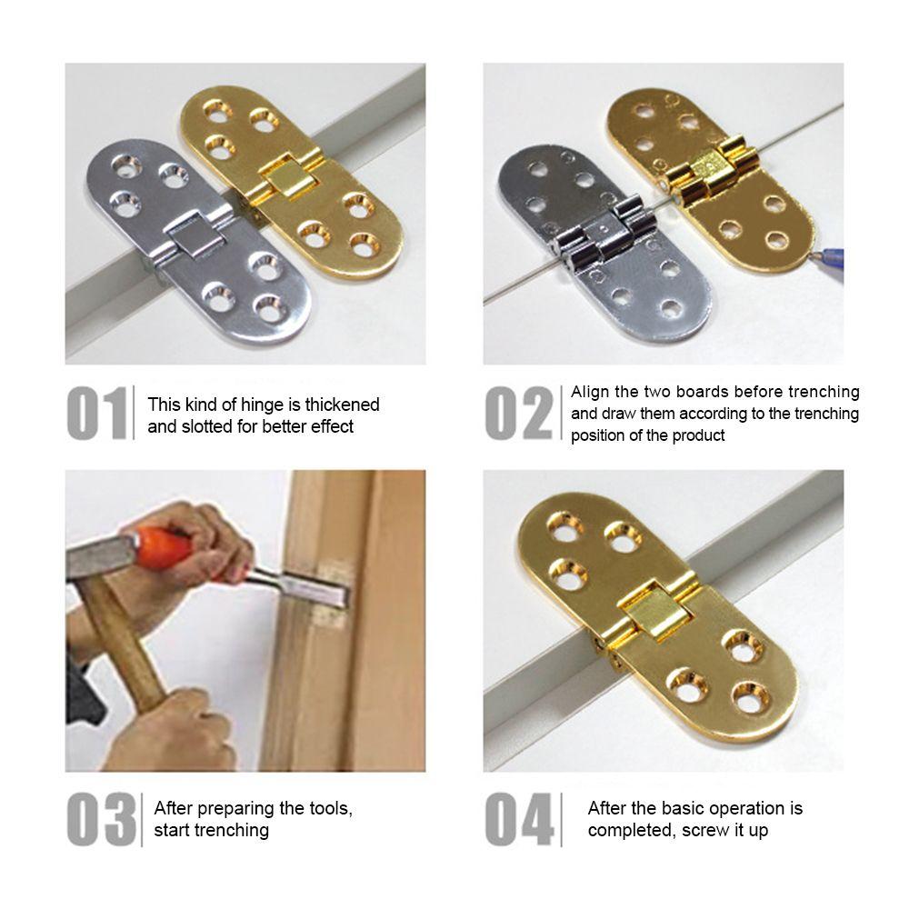 Качественные петли 180 градусов для мебели, дверные петли, полукруглые петли-бабочки заподлицо