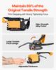 VEVOR Banding Strapping Kit, Heavy Duty A3 Steel Banding Sealer Tool with Adjustable Width, Manual Metal Pallet Packaging Strapping Kit for Warehouse