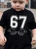 6 7 Six Seven Italian Brainrot Kids Gamer Meme TShirt for Boys Short Sleeve Fashion Y2k Childrens Clothing Funny Top