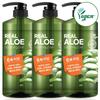 See2Y Успокаивающий гель с алоэ, большой объем, помпа, увлажняющий крем, гель алоэ вера, 3 штуки, 1000 мл