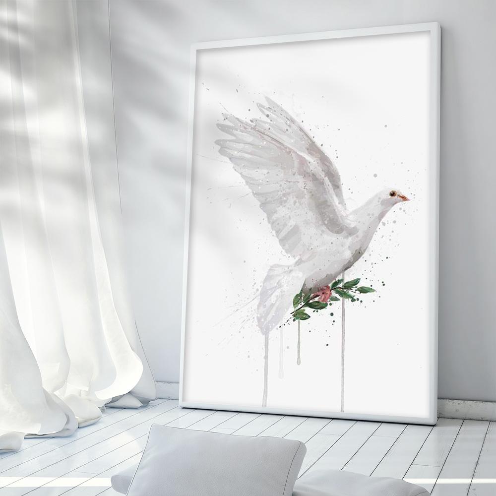 Новый скандинавский абстрактный постер с изображением животных, настенная живопись, абстрактные всплески чернил, художественная картина на холсте, гостиная, коридор, украшение для дома, фреска без рамки