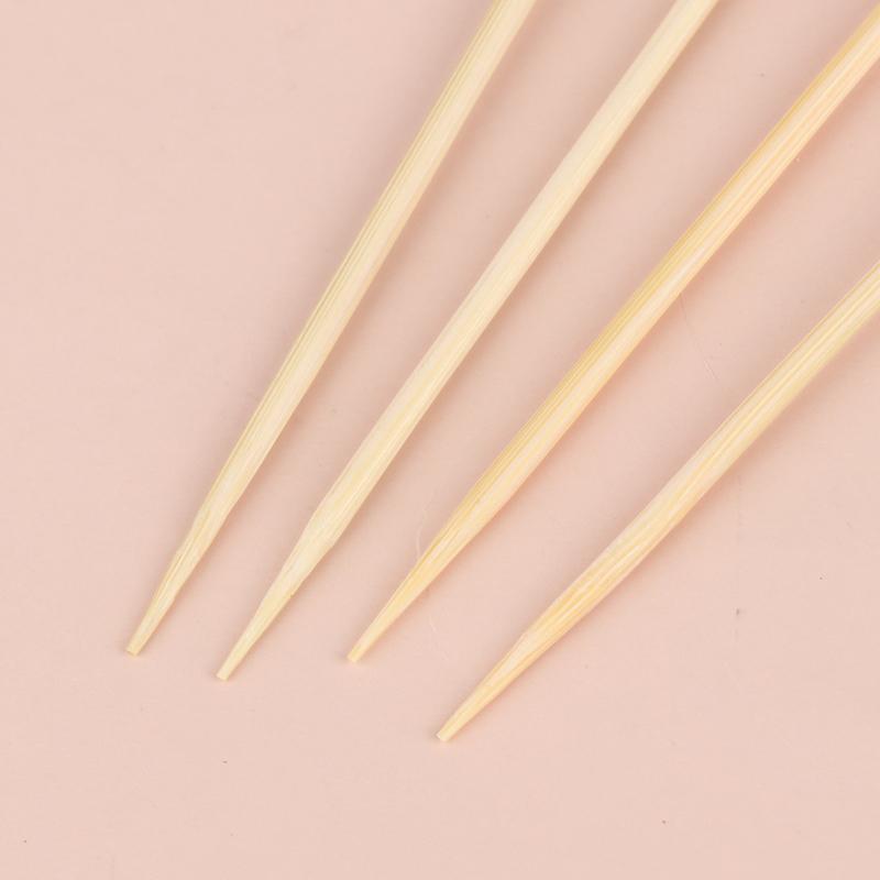 100Pcs Easter Disposable Bamboo Skewers Rabbit Eggs Food Picks Fruit Fork Sandwich Buffet Stick Easter Decoration 2024 Birthday