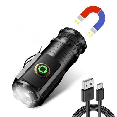Ручной фонарик EDC на 2500 люмен с USB, 5 режимами освещения и корпусом из алюминиевого сплава. Он выдерживает падения с высоты 2 метра и имеет степень защиты IPX68, что делает его идеальным для чрезвычайных ситуаций и использования на открытом воздухе.