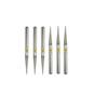 10pcs Dental Diamond Burs Drill Dental Burs Dia-burs for High Speed Handpiece Extra Fine Dentistry Tool TC-21EF