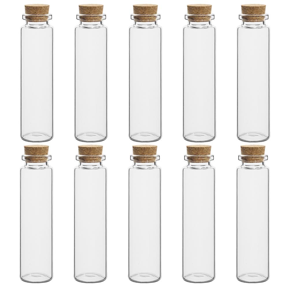 10 шт. мини-стеклянные бутылки с пробками, банки для заклинаний, флаконы для зелий, бутылки с пожеланиями для подарков, поделки своими руками 5 мл-20 мл