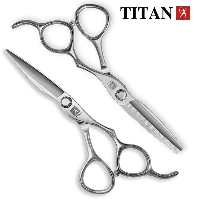 Titan Профессиональные Парикмахерские Ножницы для Стрижки и Прореживания для Парикмахерской Салона Набор Ножниц Новый