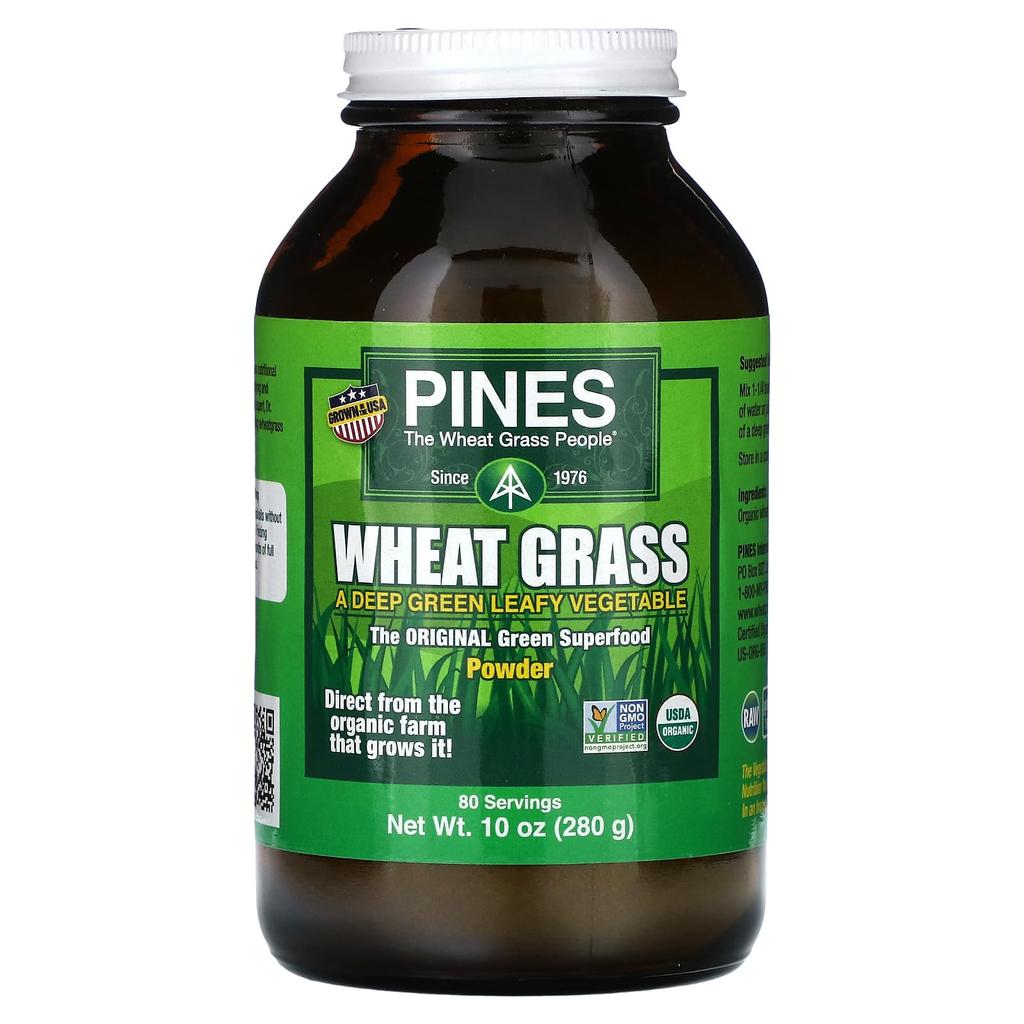 Pines International Wheat Grass Powder, 10 Oz (280 G)