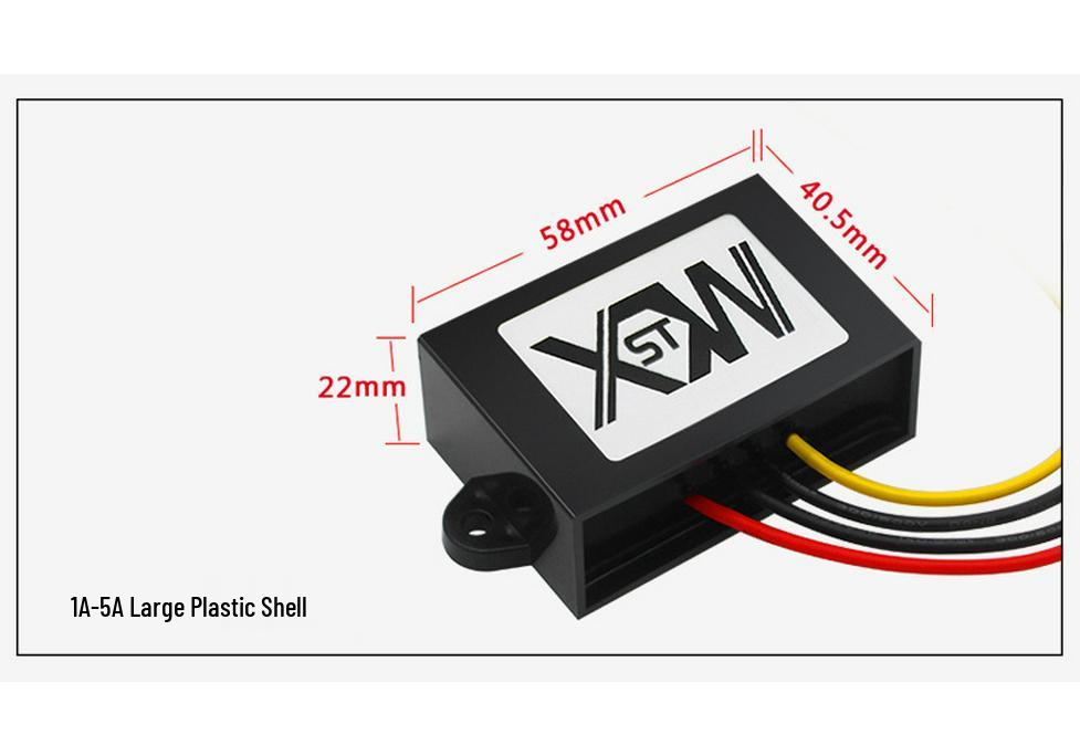 12V 2A Automatic Buck-Boost Converter: 8-40V to 12V DC-DC Voltage Stabilizer Module