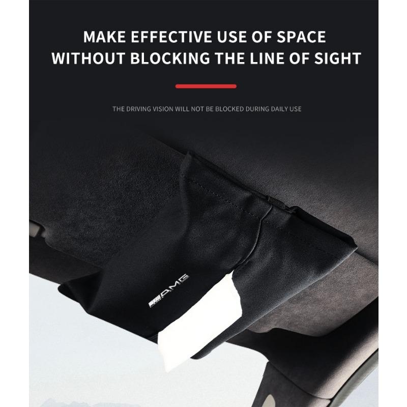 1 шт. Автомобильный держатель для салфеток, козырек от солнца, спинка сиденья, автомобильные аксессуары для Mercedes Benz AMG W212 W205 W246 W177 W176 W213 GLC GLE GLS ML Приветственная лазерная лампа