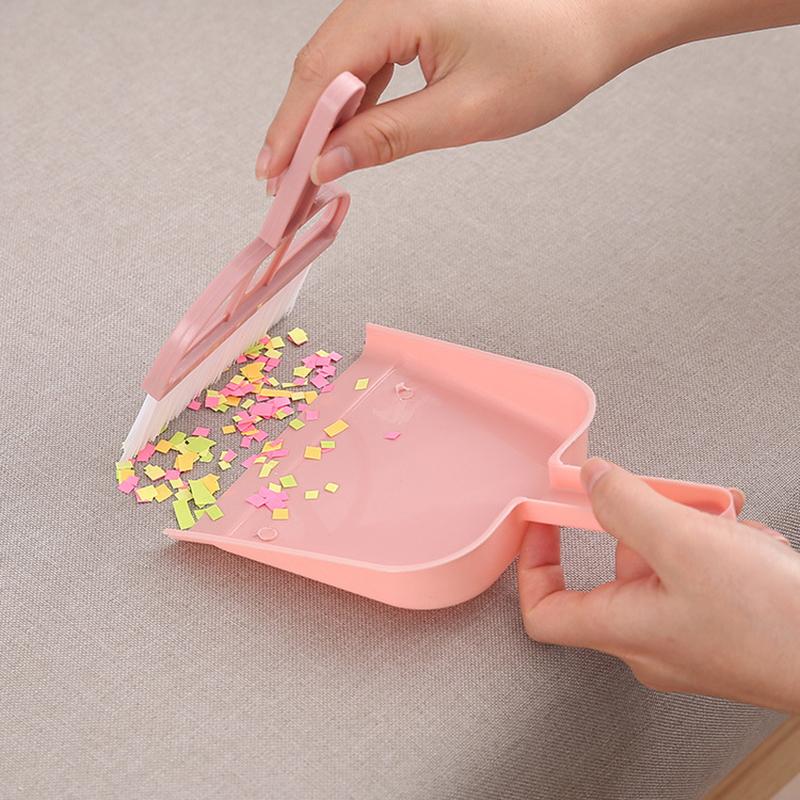 Многоцелевой мини-веник, набор совков с мусорным совком для уборки рабочего стола, мини-веник, набор совков, метла, щетка для клавиатуры