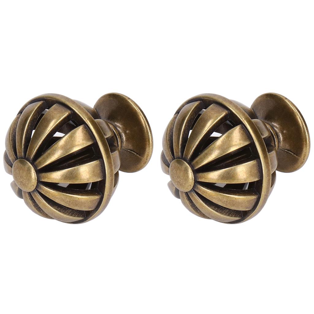 2Set Cabinet Knob Birdcage Hollow Closet Cabinet Drawer Knob из цинкового сплава для дома