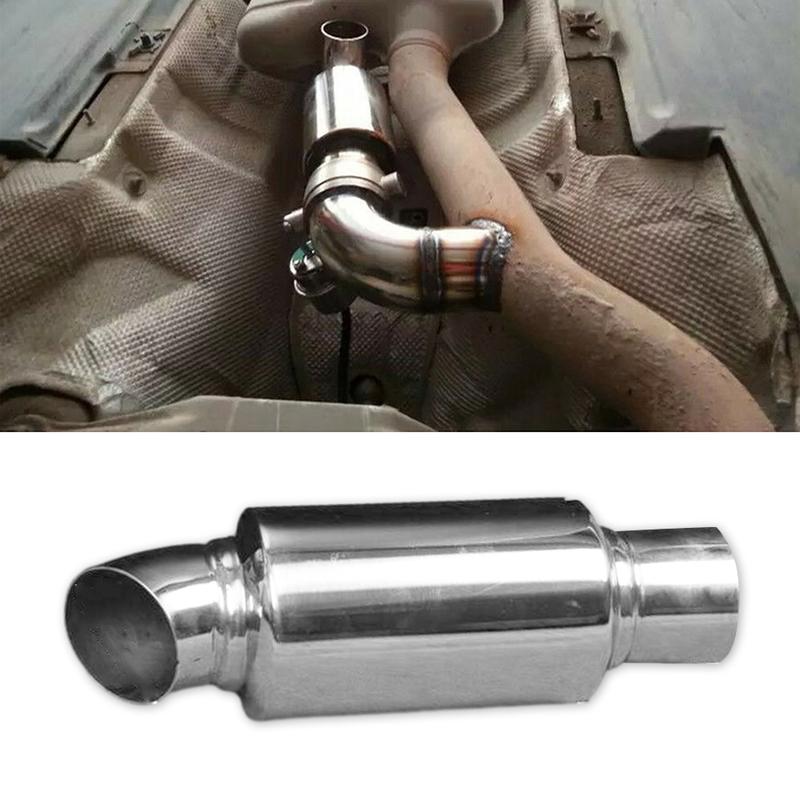Stainless Steel Car Exhaust - Improved Exhaust Flowing Easy Installation Easy To Install silver