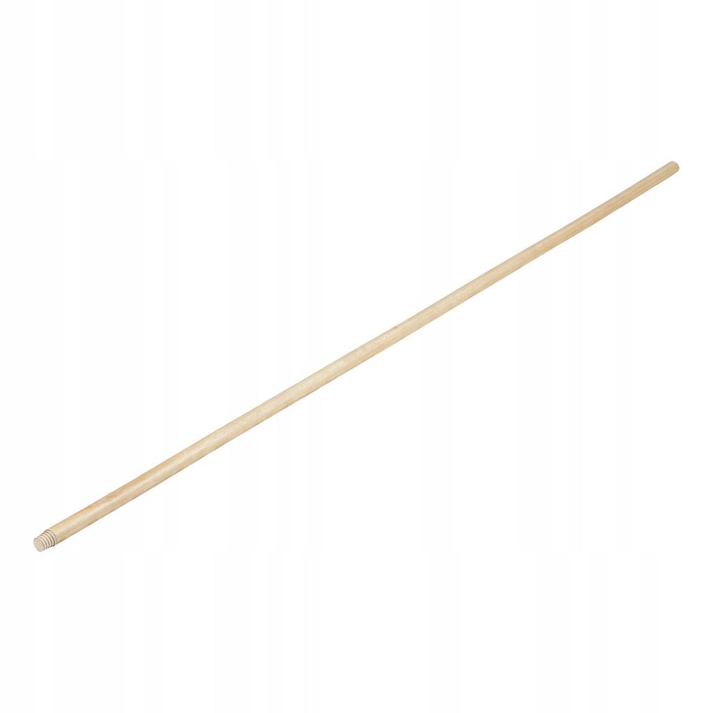 THREADED WOODEN HANDLE For street broom 22mm x 120 cm Vorstahl