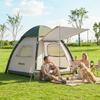 Inflatable Camping Tent with Rainfly, 3 Man Air Tent 3000mm Waterproof Blow Up Tents, Beige