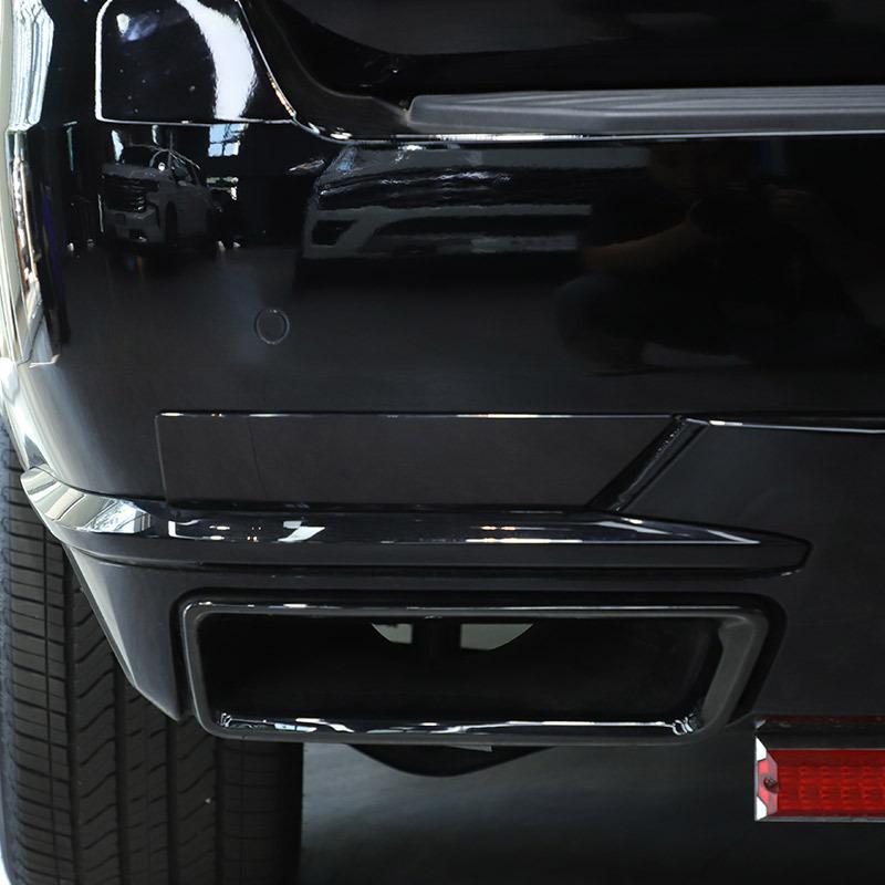 Для Cadillac Escalade АБС Черный Наклейка на крышку заднего противотуманного фонаря автомобиля Аксессуары для экстерьера автомобиля