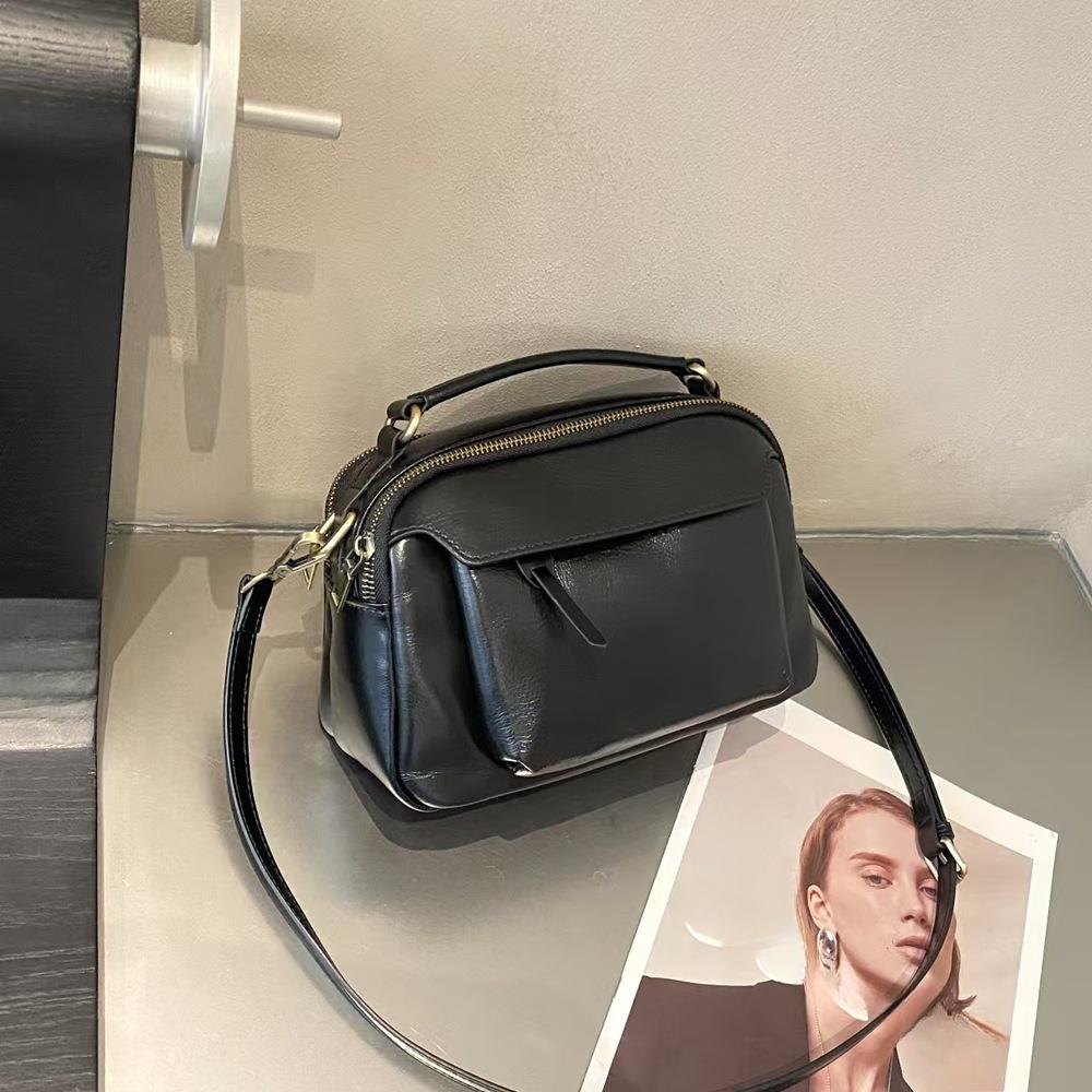 Женская сумка из натуральной кожи Модная сумка-яблоко Модная сумка через плечо