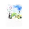 House Corner Theme Backdrop for Summer Weddings,Birthdays,Graduations,Party Decor Banner,Picturesque Scene,Tapestry