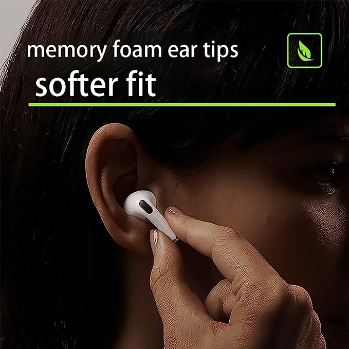 3 пары насадок из пены с эффектом памяти в коробке для наушников Airpods Pro и Airpods Pro 2-го поколения, аксессуары, сменные насадки (С, М, Л)