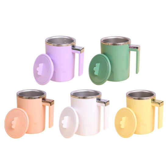 Кружка для кофе с функцией самопомешивания, светодиодный дисплей, температура, 350 мл, перезаряжаемая чашка для смешивания молока