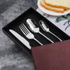 HANYANG 304 Посуда из нержавеющей стали. Товары для семейного отеля. Набор ножей, вилок и ложек для стейка. Посуда в западном стиле.