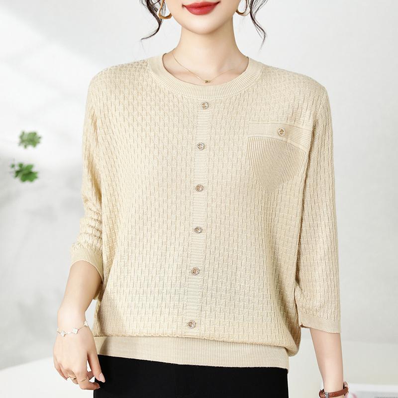 QingHe Cashmere Женский свитер из 30% кашемира - Мягкий и теплый пуловер из смесовой шерсти