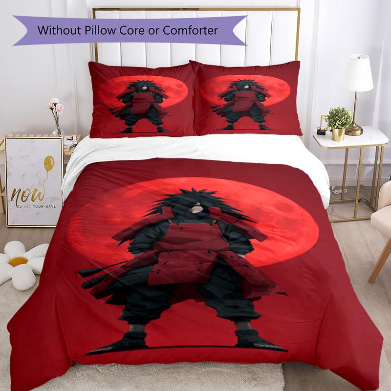 Naruto Duvet Cover Set Perfect for Living Room Machine Washable Christmas Gift