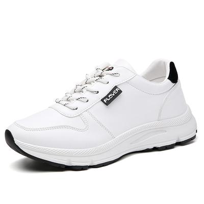 Женские водонепроницаемые однотонные удобные кроссовки дышащая спортивная обувь для улицы для ходьбы балетки весенняя повседневная обувь из мягкой кожи 2025