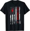 Electrician Patriotic American Flag Electrician Unisex T-shirt