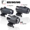 Eot**h G45 5-кратный увеличительный прицел Scope G33 G43 3-кратные складные боковые увеличители Тактический комбинированный прицел для охоты Увеличивающий регулируемый прицел