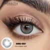 FUNSACHY 2pcs New Colored Contact Lenses for Eyes Fashion Cosmetic Brown Pupils Gray Lenses for Eye Multicolored Contact Lens