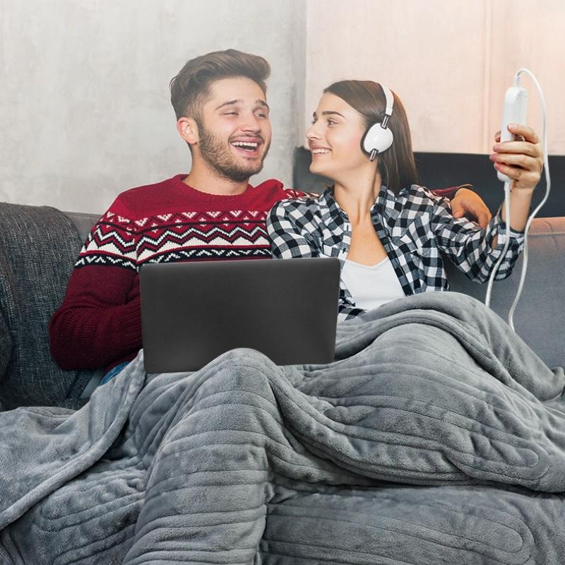 150x180 см Электрическое греющее одеяло Интеллектуальный контроль температуры Греющие одеяла Согревающее одеяло Нулевое магнитное поле Быстрый нагрев Моющийся матрас